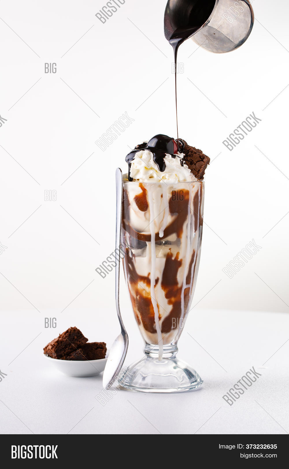 Ice Cream Sundae With A Cherry On Top
