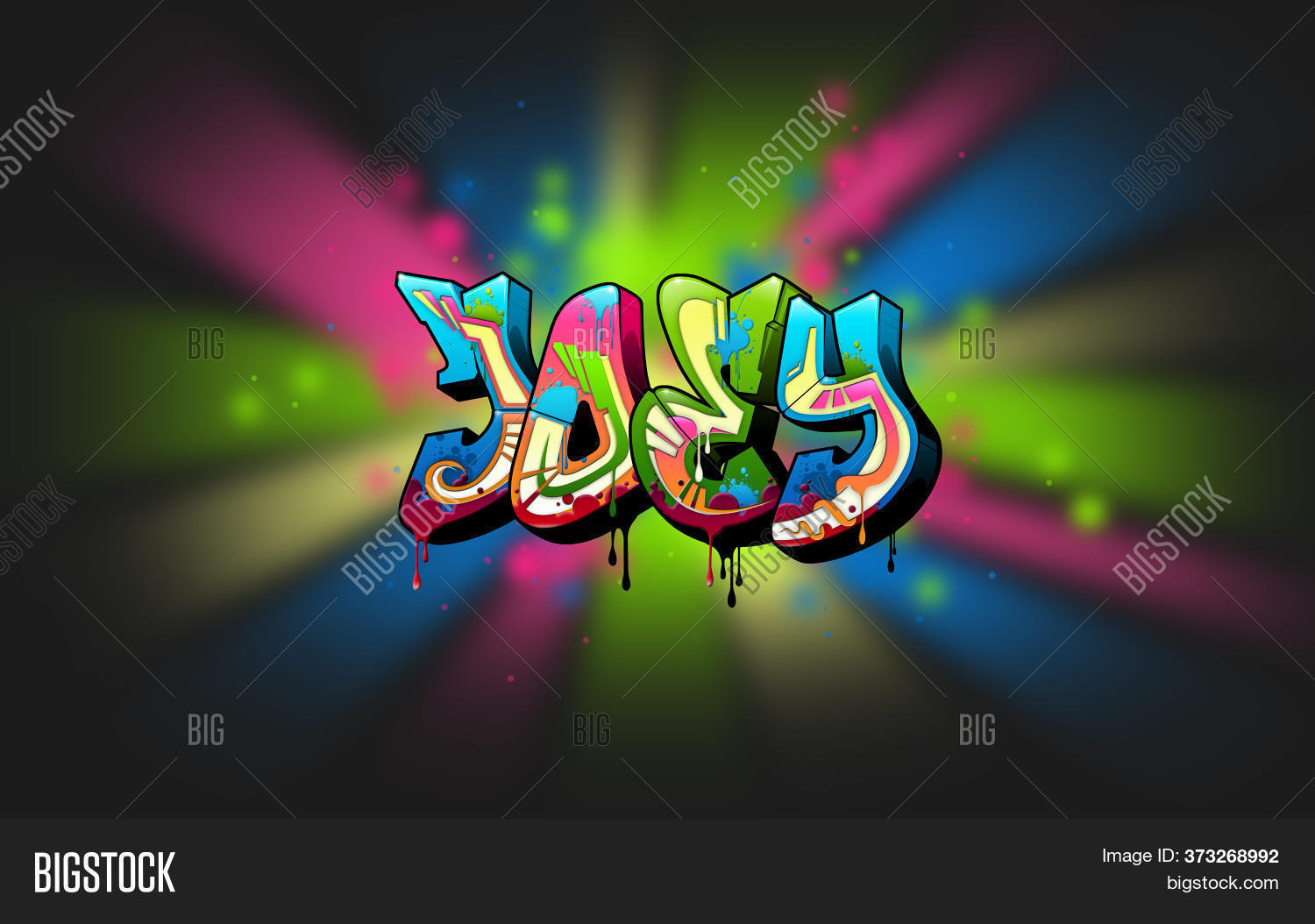 Joey. Cool Graffiti Image & Photo (Free Trial) | Bigstock