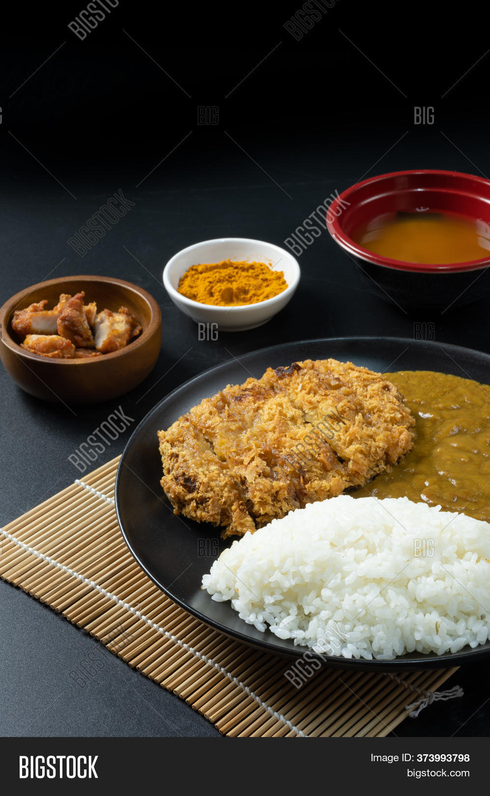 Tonkatsu Curry Rice ( Image & Photo (Free Trial) Bigstock