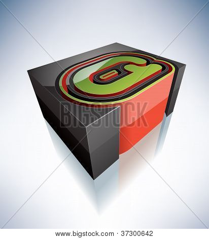 3D Buchstaben: Q
