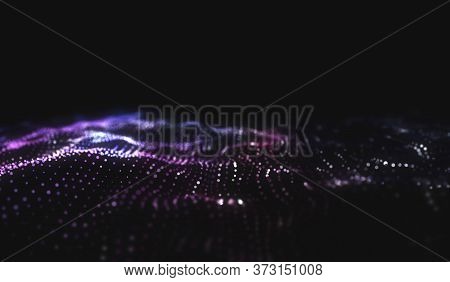 Connection Structure. 
Science Background. Futuristic Polygonal Background. Business. Triangular Bac