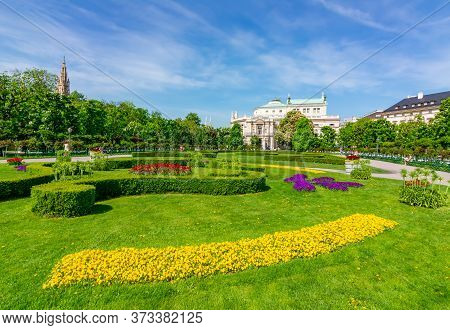 Volksgarten Park View In Spring, Vienna, Austria