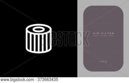 Auto Engine Air Filter Design, Air Filter Logo Template