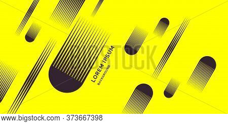 Trendy Abstract Art Geometric Background With Flat, Minimalistic Style.