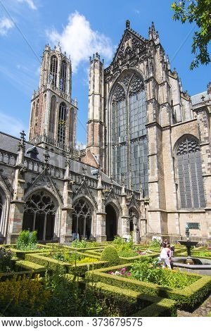 St. Martin's Cathedral And Dom Tower, Utrecht, Netherlands