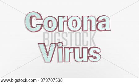 3D Render Corona Virus 2020. Wuhan Virus Disease, Virus Infections Prevention Methods Infographics.