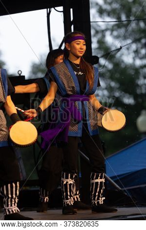 St. Louis, Missouri, Usa - August 25, 2019: Festival Of Nations, Tower Grove Park, Members Of The St
