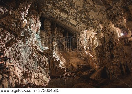 View In Nam Thiang Cave  Khammouane District Laos.