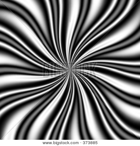 B & W Swirly Vortex