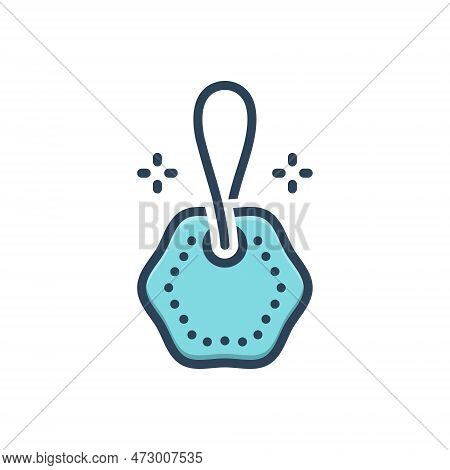 Color Illustration Icon For Tag String Offer Lebel Sale Polygonal