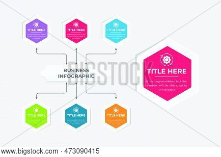 Business Presentation And Data Visualization Infographic Elements Vector. Abstract Graph Elements Wi