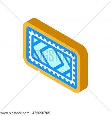 Aluminum Sheet Pan Kitchen Cookware Isometric Icon Vector. Aluminum Sheet Pan Kitchen Cookware Sign.