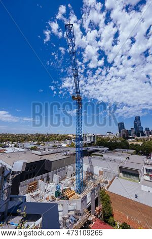 View Towards Melbourne From Cremorne In Australia