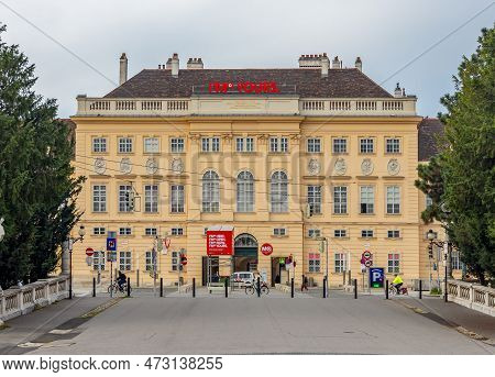 Vienna, Austria - October 2021: Museum Quarter In Vienna
