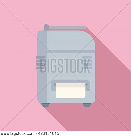 Office Copy Machine Icon Flat Vector. Digital Print. Offset Industry