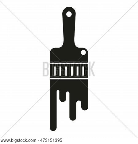 Paint Brush Icon Simple Vector. Digital Print. Web Screen
