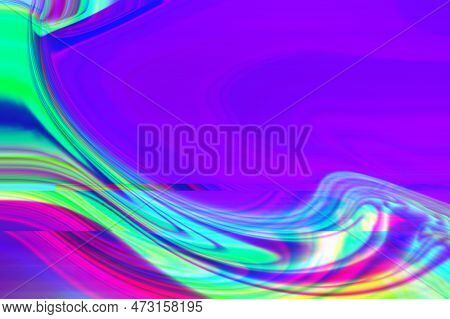 Motion Glitch Multicolored Distorted Textured Psychedelic Background