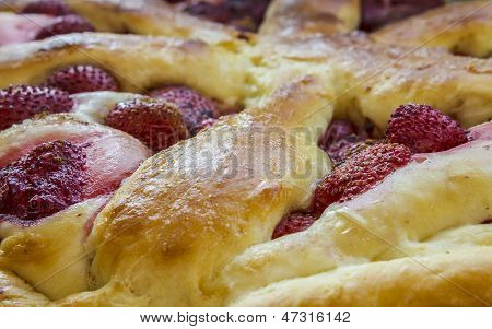 Torta con fragole