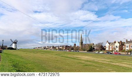 Lytham St Annes Windmill. Lytham Windmill Is Situated On Lytham Green In The Coastal Town Of Lytham 