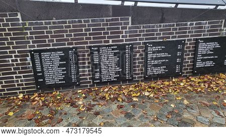 Urk, Netherlands - November 28, 2022:
Visiting The City Of Urk In A Mobile Home. Urk Used To Be An I