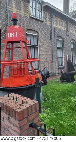 Urk, Netherlands - November 28, 2022:
Visiting The City Of Urk In A Mobile Home. Urk Used To Be An I