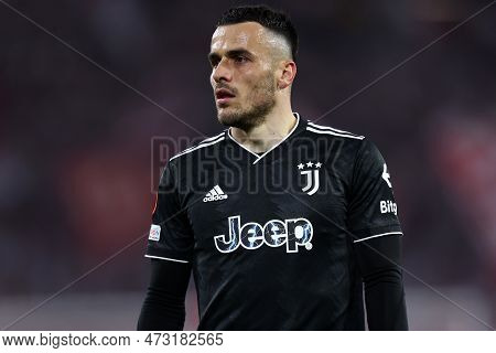 Filip Kostic Of Juventus Fc During The Uefa Europa League  Match Beetween  Sc Freiburg And Juventus 