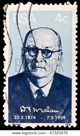 Post stempel fra Syd Afrika Republik