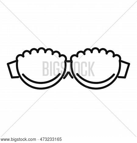 Balconette Bra Icon. Outline Balconette Bra Icon For Web Design Isolated On White Background