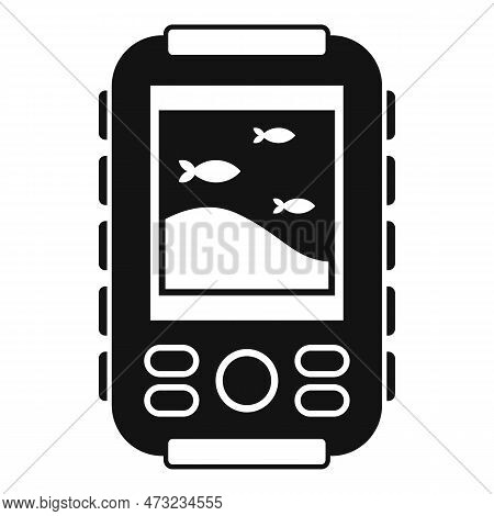 Float Echo Sounder Icon. Simple Illustration Of Float Echo Sounder Icon For Web Design Isolated On W