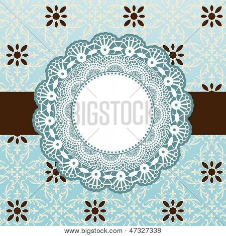 Bandera de marco decorativo