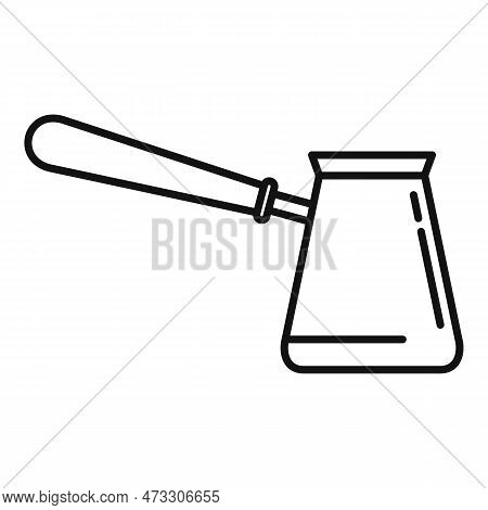 Coffee Turka Icon. Outline Coffee Turka Icon For Web Design Isolated On White Background