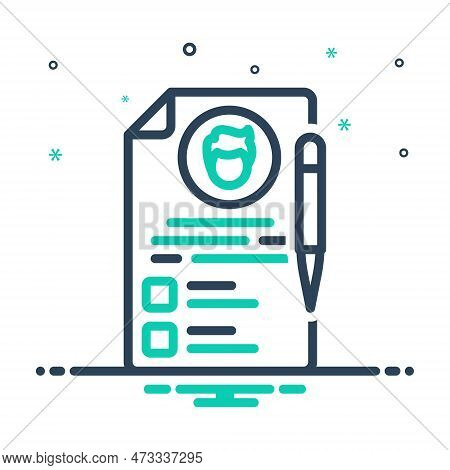Mix Icon For Term Bet Condition Prerequisite Betting Stipulation Document Paper Contract Agreement