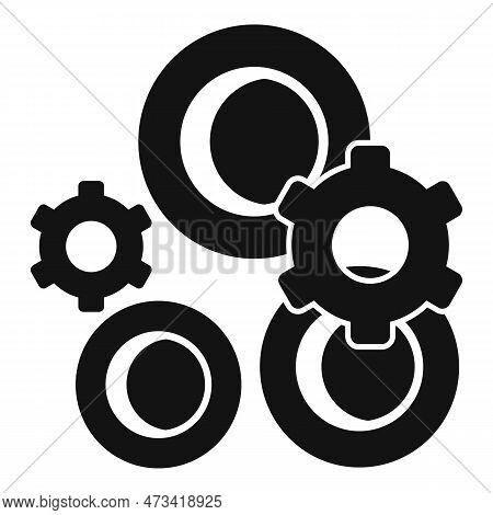 Blood Nanotechnology Icon. Simple Illustration Of Blood Nanotechnology Icon For Web Design Isolated 