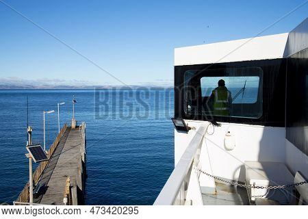 Quarterdeck Of A Commercial Catamaran - Australia