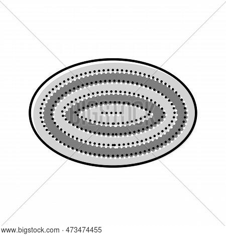 Floormat Living Room Color Icon Vector. Floormat Living Room Sign. Isolated Symbol Illustration