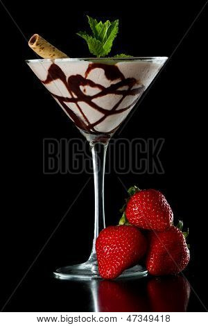 Truskawka czekolada Martini
