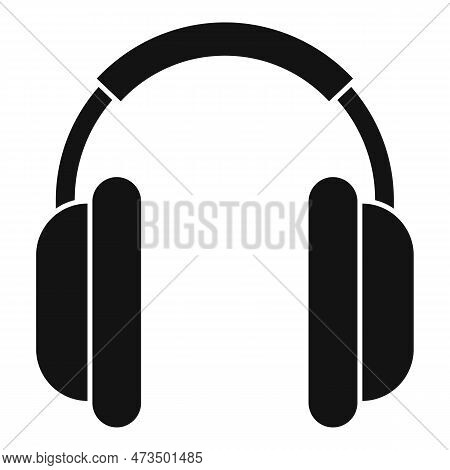 Soundproof Headphones Icon. Simple Illustration Of Soundproof Headphones Icon For Web Design Isolate
