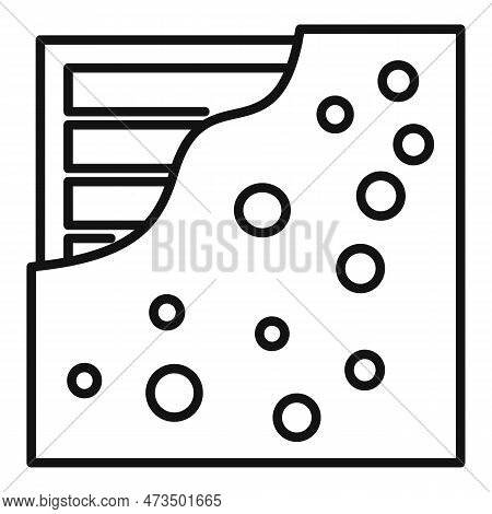 Soundproofing Icon. Outline Soundproofing Icon For Web Design Isolated On White Background