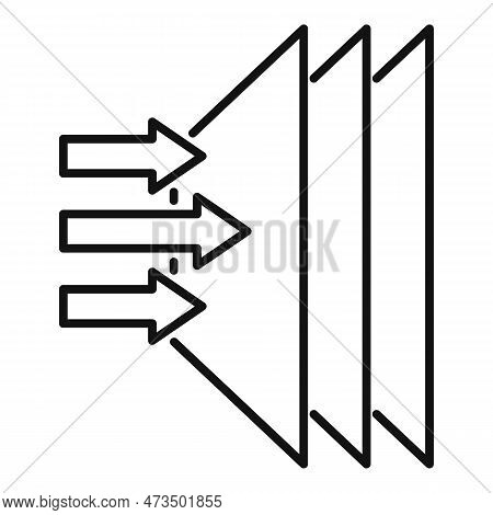 Soundproofing Layer Icon. Outline Soundproofing Layer Icon For Web Design Isolated On White Backgrou