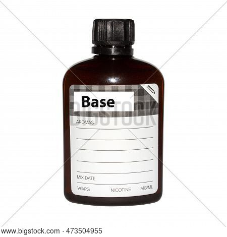 The Basis For Vaping.vaping Liquid With Nicotine Content.glycerin And Propylene Glycol With Nicotine