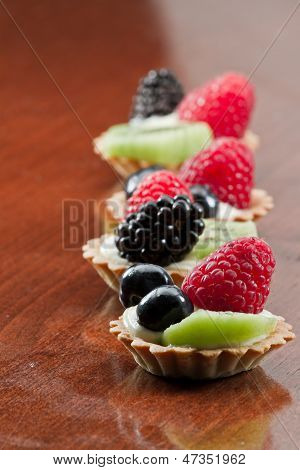 ผลไม้สดมินิ Tarts