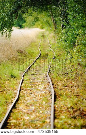 Remains Of Railway From Wwii Of The German Occupation In Havelte, The Netherlands