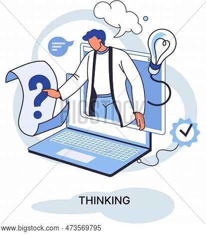 Thinking Process Of Functioning Of Consciousness, Which Determines Cognitive Activity Of Person And 