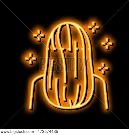 After Hairdressing Service Neon Light Sign Vector. After Hairdressing Service Illustration