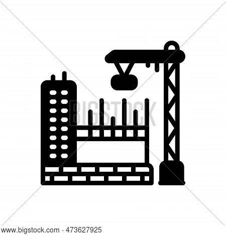 Black Solid Icon For Reconstruction Remake Repair Mending Refit Reparation Rehabilitation Restoratio