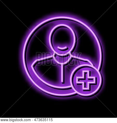 New User Registration Neon Light Sign Vector. New User Registration Illustration