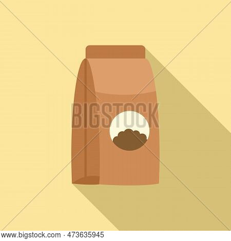 Manure Fertilizer Icon. Flat Illustration Of Manure Fertilizer Icon For Web Design