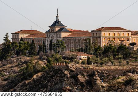 Toledo, Spain - February 19, 2023: Toledo Infantry Academy. It Is A Military Training Center Of The 