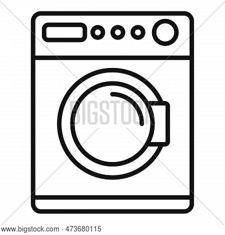 Softener Washing Machine Icon. Outline Softener Washing Machine Icon For Web Design Isolated On Whit
