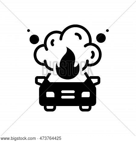 Black Solid Icon For Extremely Very Much Most Extra Excessively Terribly Drastically Fire Damage Hea